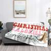 Домашнее украшение плюшевые пледы Диван одеяло Покрывало кровать пушистые мягкие одеяла декор Плед Современный Хэллоуин Счастливого Рождества зима