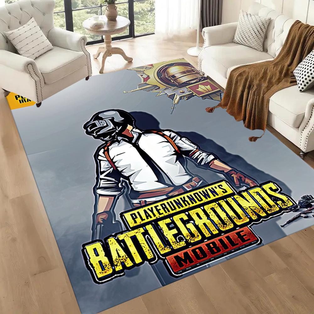 Квадратные ковры Pubg — отличный выбор для гостиных, спален, домашнего декора и в качестве подарков.