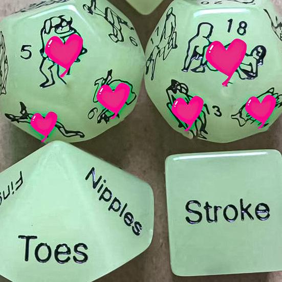 5 шт./компл., многогранные игральные кости, секс-игрушка с рисунком жеста, маленький размер, забавные романтические спортивные кости для медового месяца