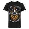 Five Finger Death Punch T-Shirt FFDP Chevron Band Official New Black