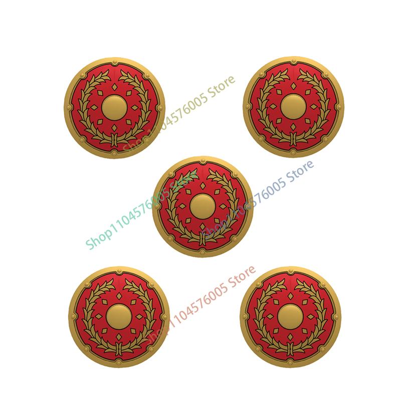 Средневековый Рим Щит Военные Строительные Блоки Фигурка Римского Солдата Воина Рыцаря Лучник Фартук Плащ Аксессуары Кирпичная Игрушка Подарок