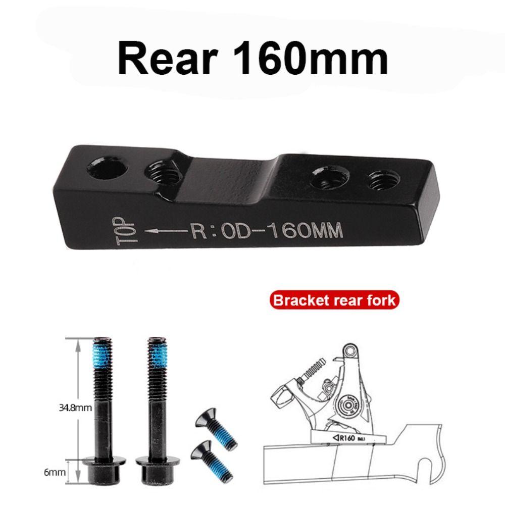 Велосипедный передний/задний переходник с винтами, велосипедные аксессуары, плоское крепление, адаптер дискового тормоза для шоссейного велосипеда