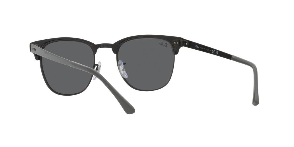 Ray-Ban Clubmaster Metal RB3716 51 (9256B1 Grey On Black) Sunglasses