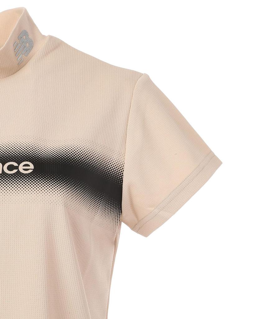 Рубашка для гольфа с коротким рукавом и воротником-стойкой Quick 2 [New Balance] Женская (Впитывающий влагу, высыхающий, эластичный) / 012-5166509 041_Бежевый [L]