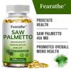 Saw palmetto promotes prostate and urinary system health, 120 capsules