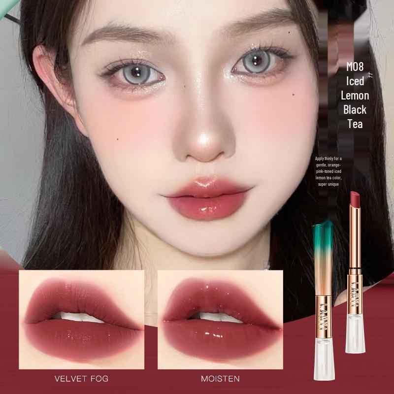 Водостойкая матовая помада Lan Yi - Не липкая, Стойкая, Подчеркивает светлый тон для желтой кожи, Бренд, одобренный звездами.