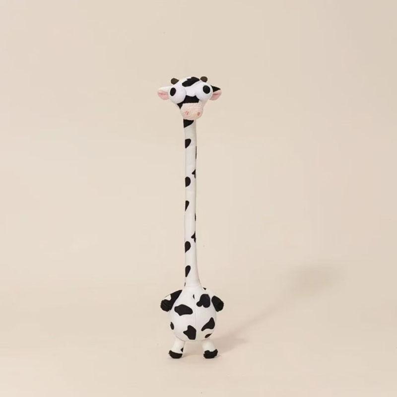 Long Neck Evil Sausage Dog & Chihuahua Plush Keychain Pendant Cute Stuffed Animal Doll for Machine Gift