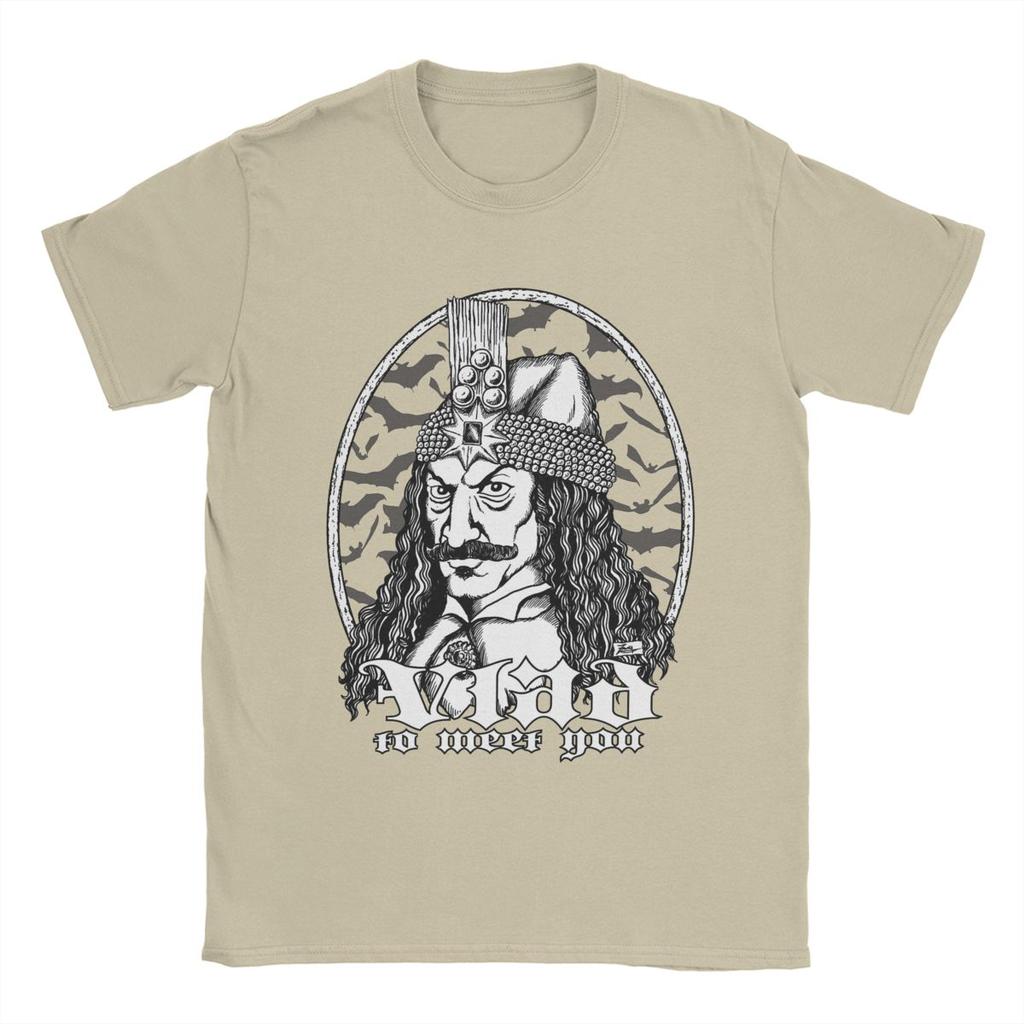 Мода Влада, чтобы встретиться с вами Влад Дракула футболки для мужчин круглый вырез хлопковая футболка короткий рукав футболка идея подарка одежда