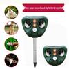 Ultrasonic Solar Animal Repeller: Dog, Rat & Bird Deterrent