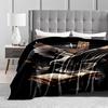 Dove and Cross with an Open Book Design Flannel blanket for bedroom, living room, sofa, and nap