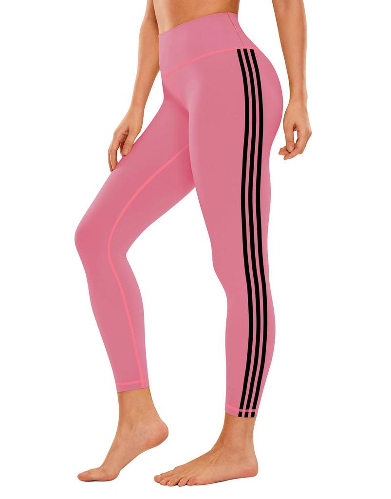 Женские однотонные брюки с высокой талией для йоги и фитнеса