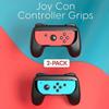 Grips for Nintendo Switch Joycon Controller 2 Pack  - Black- Game Accessories Joy-Con Handheld Joystick Remote Control Holder Joy Con Kit