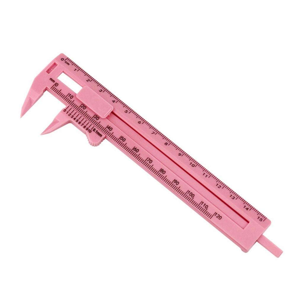 Пластиковый штангенциркуль 0-120 мм 0-150 мм измерительные приборы микрометр с двойной шкалой для измерения диаметра ювелирных изделий