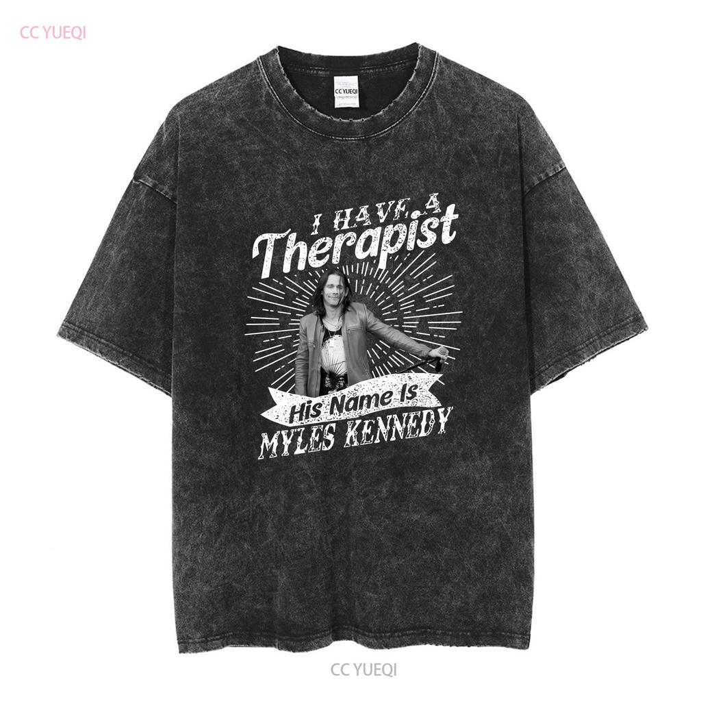 HIS NAME IS MYLES KENNEDY T SHIRT vintage Washed Soft Stretched designer clothes fashion Casual Comfortable Breathable