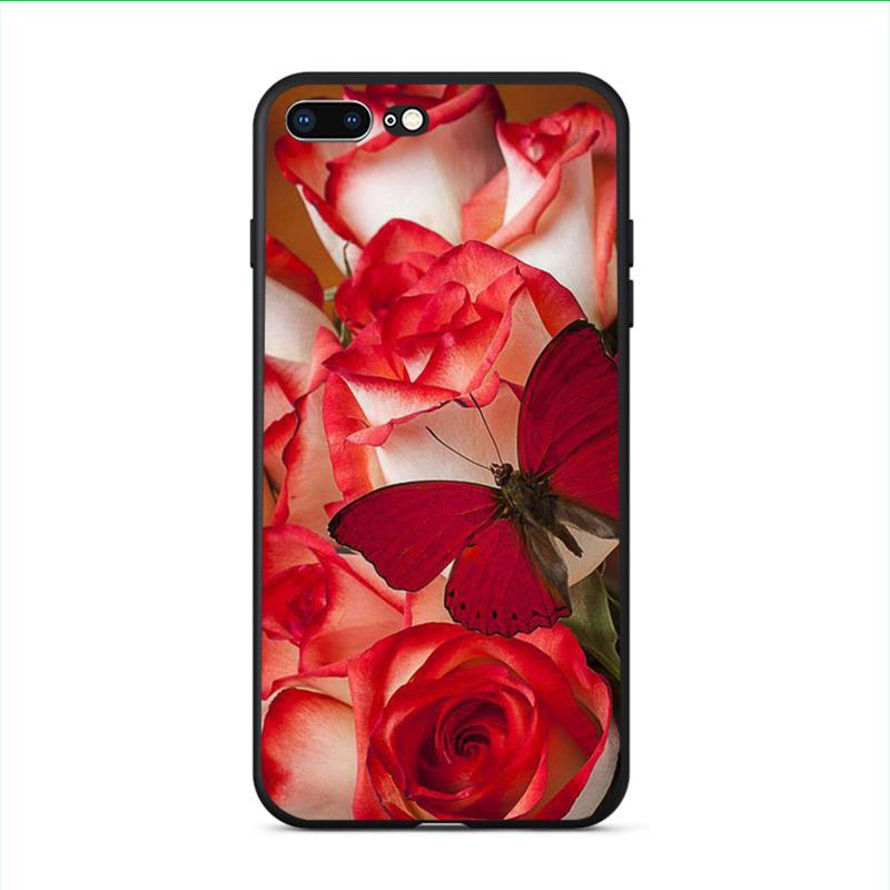 Милый чехол для телефона с бабочкой для iphone 11 11Pro Max, черный чехол из ТПУ, мягкие чехлы из ТПУ XR XS MAX X 7 8 6 6s plus 5 5S SE 2020, чехол Fundas