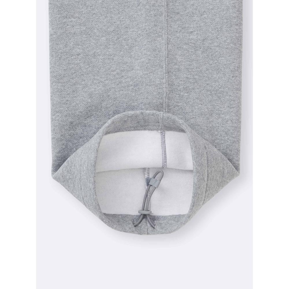 GU by Uniqlo Тяжелые широкие прямые брюки из футера 77.0 81.0см