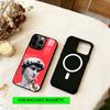 Креативный чехол-скульптура для iPhone 17, 16, 15, 14, 13, 12, 11 Plus, Pro, магнитный с Magsafe, беспроводная зарядка