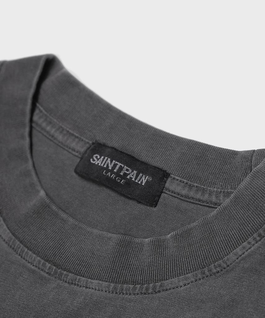 SAINTPAIN Sp Metal Pigment Short Sleeve T-Shirt Charcoal