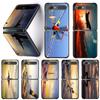 Чехол для самолета Fly Travel Cloud Plane для Samsung Galaxy Z Flip3 5g, чехол для задней панели Samsung Z Flip Capa Hard Shell