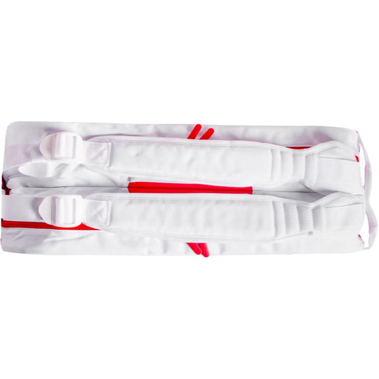 Li-Ning Durable Large Capacity Wear-Resistant PU Fitness Bag Unisex bags White Red ABLV019-2