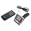 Upgrade Car Audio Bluetooth FM Transmitter w/ Hand Free Calling Wireless Music Streaming via Bluetooth/TF Card Clear LCD Display