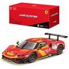 Bburago Масштаб 1/43 Ferrari 296 GT3 2023 Красный / Гоночный спортивный автомобиль Литая модель автомобиля Готовое изделие 18-36313