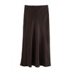 Fashion Kaslead Women's Silk Satin Skirt