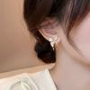 Korean Fashion Butterfly Stud Earrings for Women Elegant Sweet Wedding Party Jewelry Gifts