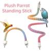 Bendable Paw Grinding Plush Exercise Stand New Pet Bird Training Toy  for Parakeet