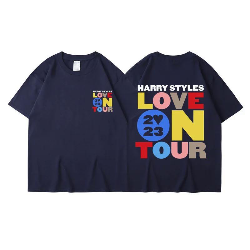Harry Styles Love on Tour Summer Mens 100 Cotton Tshirt Y2K HipHop Street Casual Fashion Mens Short Sleeve Tshirt Unisex