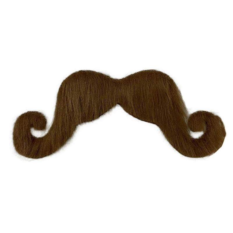 Fake Mustache Self Adhesive Novelty Fake Mustache,Fake Beard Mustache for Mustache Party Halloween Festival Performances