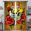 Оконная штора для комнаты 2 панели New School Tattoo кухонные шторы жалюзи перегородка тюль для спальни домашний интерьер шторы