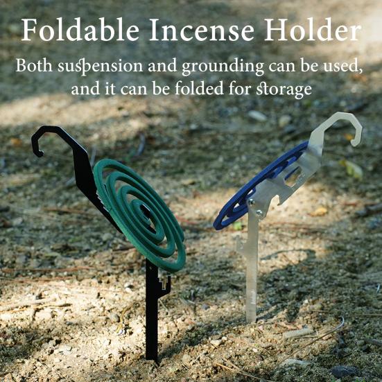 Крючок для благовоний из нержавеющей стали, прочный держатель для благовоний для кемпинга, многофункциональный складной открывалка для бутылок, линейка, гаечный ключ, металлический колышек