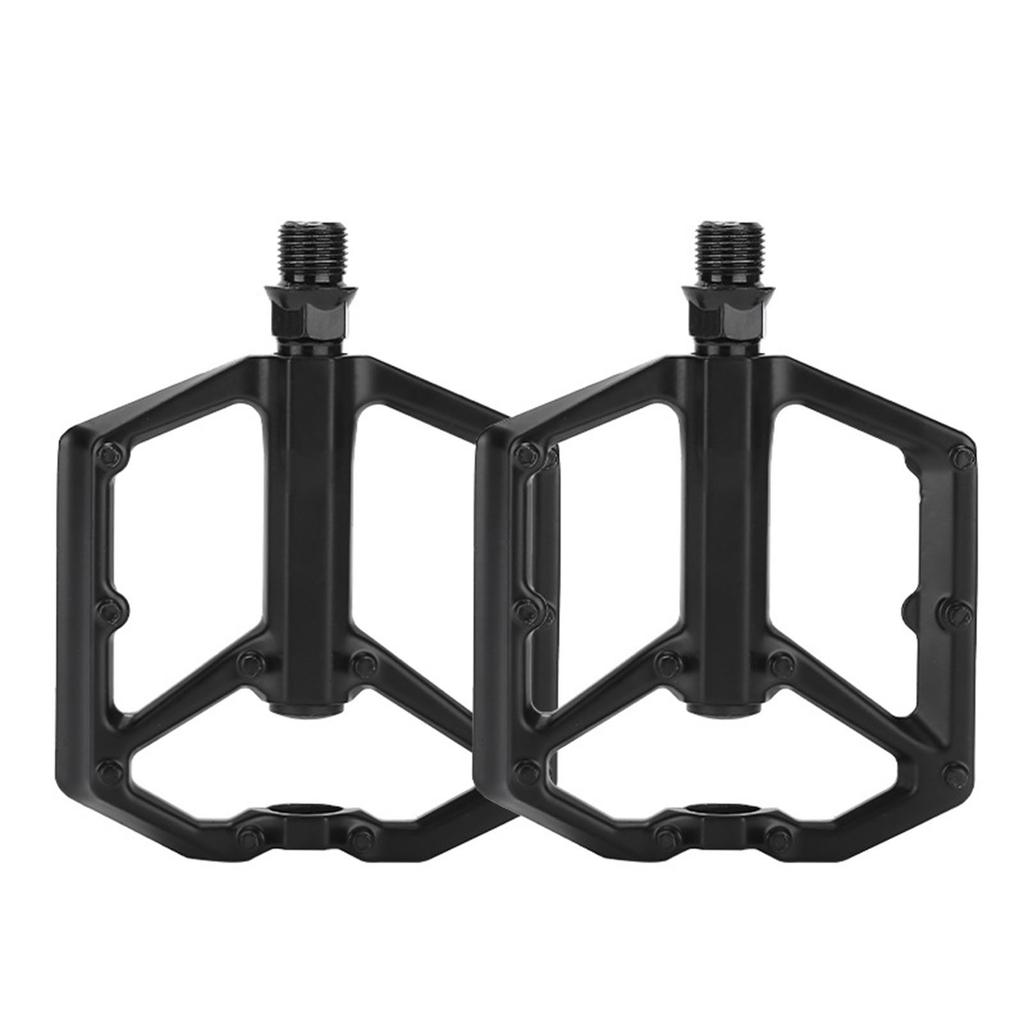 Mountain Bicycles Pedals 2 Bearings Light Weights Bicycles Platform Pedals Strong Aluminum Alloy Bicycles Flat Pedals