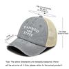 "Tanned and Tipsy" Print Mesh Cap Unisex Casual Cotton Snapback Hats For Woman Washed Retro Adjustable Baseball Cap