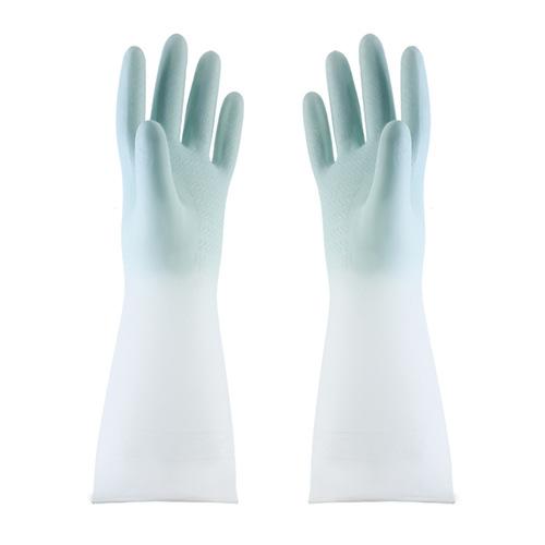 Перчатки защитные для чистки из нитрила, химически стойкие перчатки, водонепроницаемые, многоразовые перчатки из нитрильного каучука, промышленные перчатки H9F