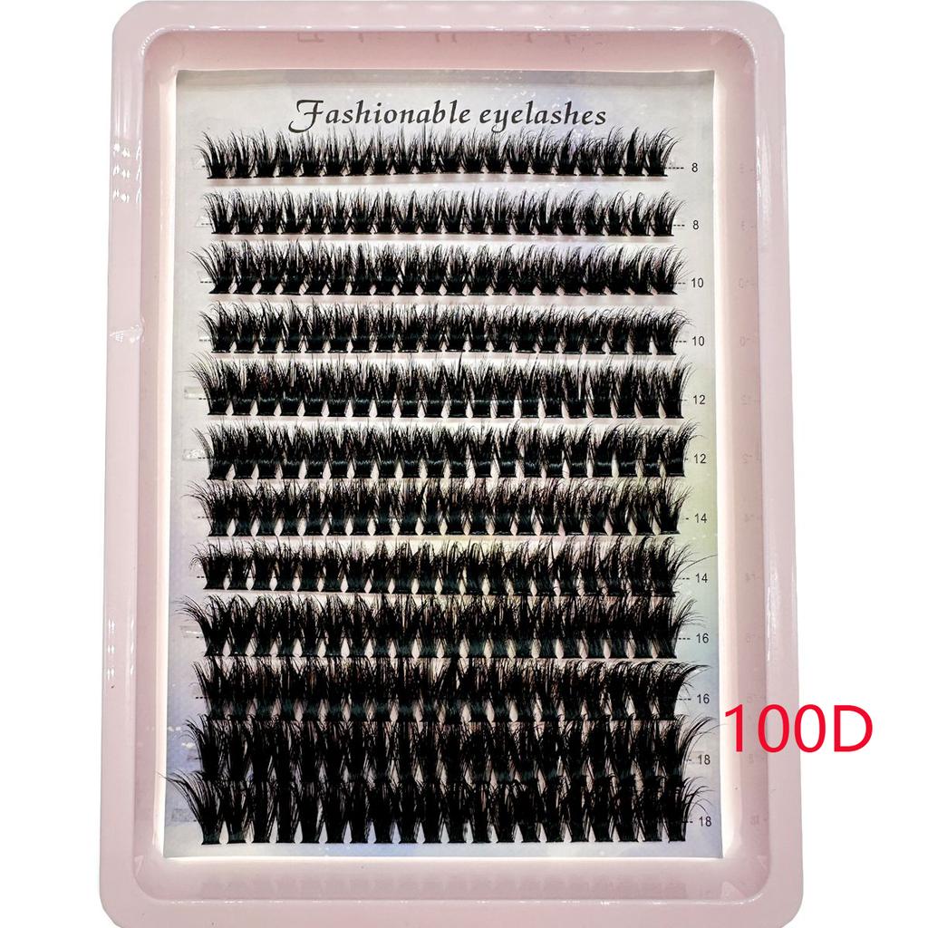 Новые 120/200/240 шт. D Пушистые Густые Пучки Ресниц D Изгиб Воздушные Индивидуальные Ресницы 30D-100 Смешанные Наращивание Ресниц Накладные Ресницы