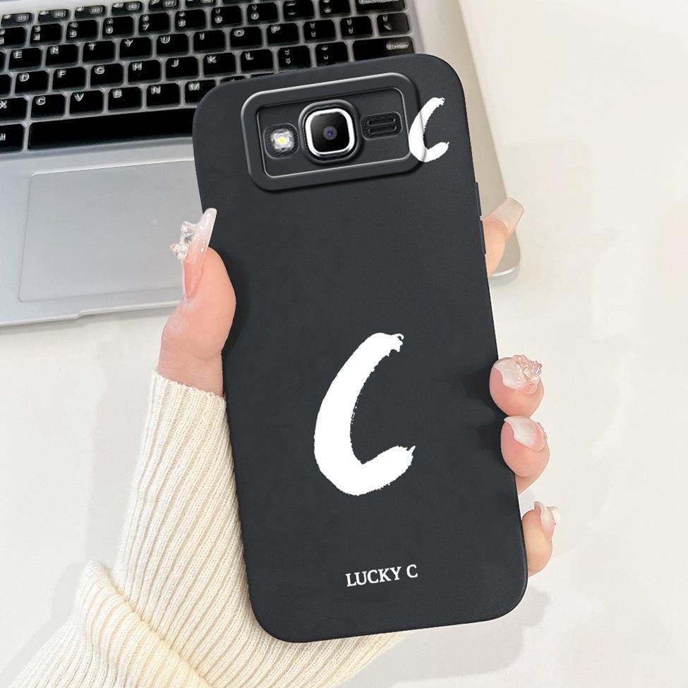 For Samsung J2Prime G532F G532G Cover For Samsung Galaxy J2 Prime Case Simple Fashion Letters A-Z Pattern Design Silicone Bumper