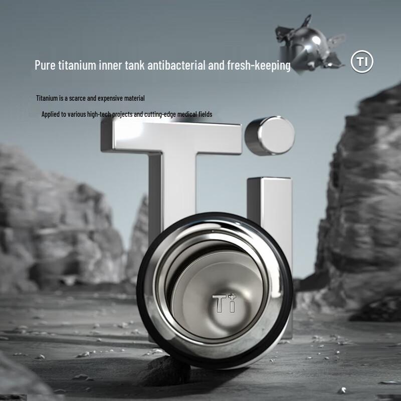 Термокружка для чая Temake из чистого титана с двойными стенками