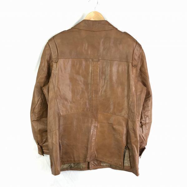 Vintage? Made in Canada/Montreal Leather Garment/Genuine Leather Jacket/46/L/Brown/(USED)