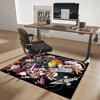 1pc JoJo's Bizarre Adventure Anime Cartoon Design Office Chair Mat, Non-Slip Carpet for Home Decor, Suitable for All Seasons, Perfect Gift for Fans.T0