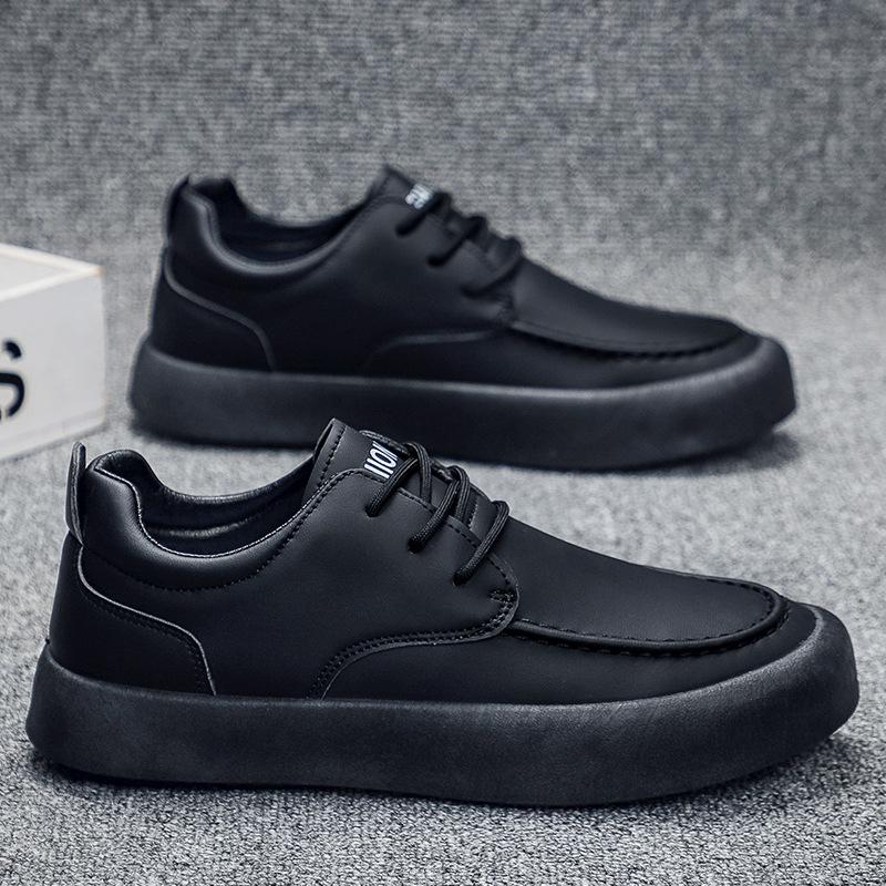 2025 Весна Новые Мужские Туфли на Толстой Подошве Кожаный Верх Модный Тренд Спортивная Повседневная Обувь Лофер в Британском Стиле Повседневные Лоферы