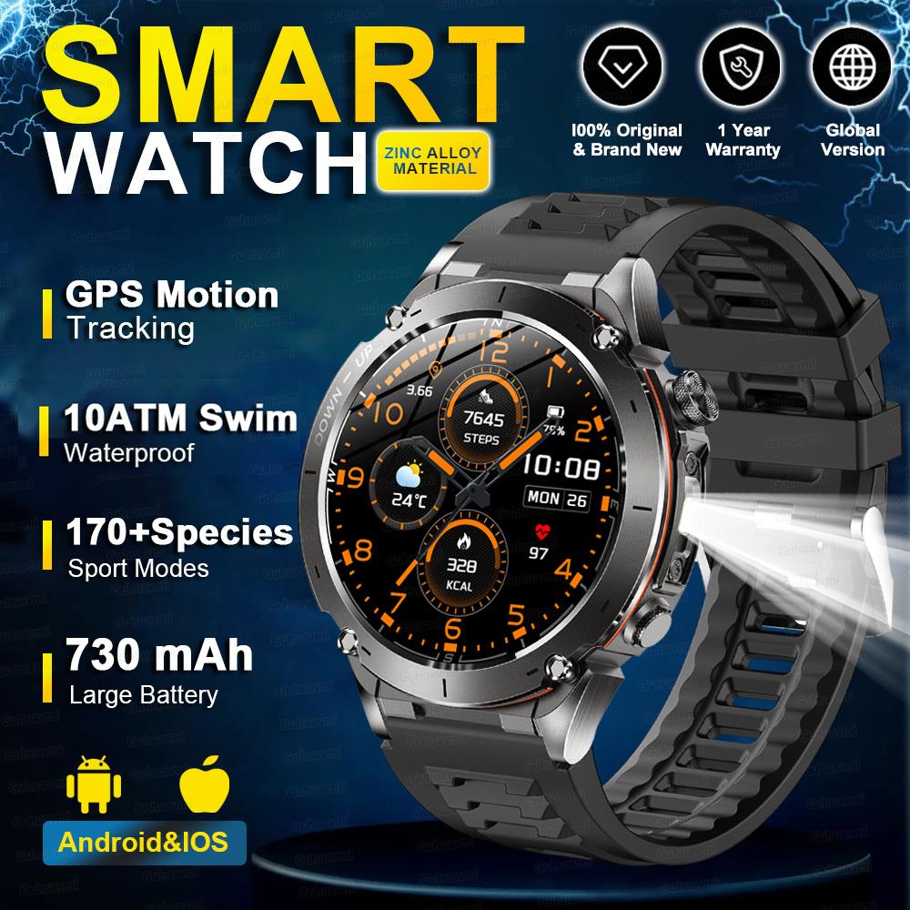 GPS-смарт-часы Adventure GPS Ultimate Military Edition, AMOLED, водонепроницаемость 10 ATM, аккумулятор 730 мАч, Bluetooth-звонки, часы, мужские спортивные часы