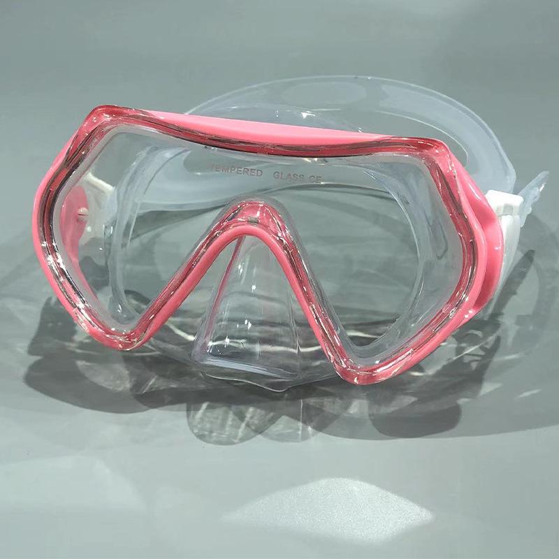 Children's Silicone/Tempered Glass Diving Mask