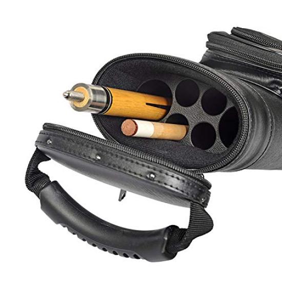 Чехол для бильярдного кия из искусственной кожи [Daisei] (черный (2×4) 3БК)