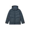 Business Casual Simple Warm Long Sleeve Down Jacket Men Outerwear Jingmi-Blue F11M247909F-DB