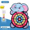 Interactive Children's Sticky Ball Dartboard for Indoor and Outdoor Use, Educational Toy for Parents and Kids.