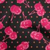Cotton Flex Magenta Fabric Cherry Fabric For Sewing Printed Craft Fabric By The Yard 40 Inch