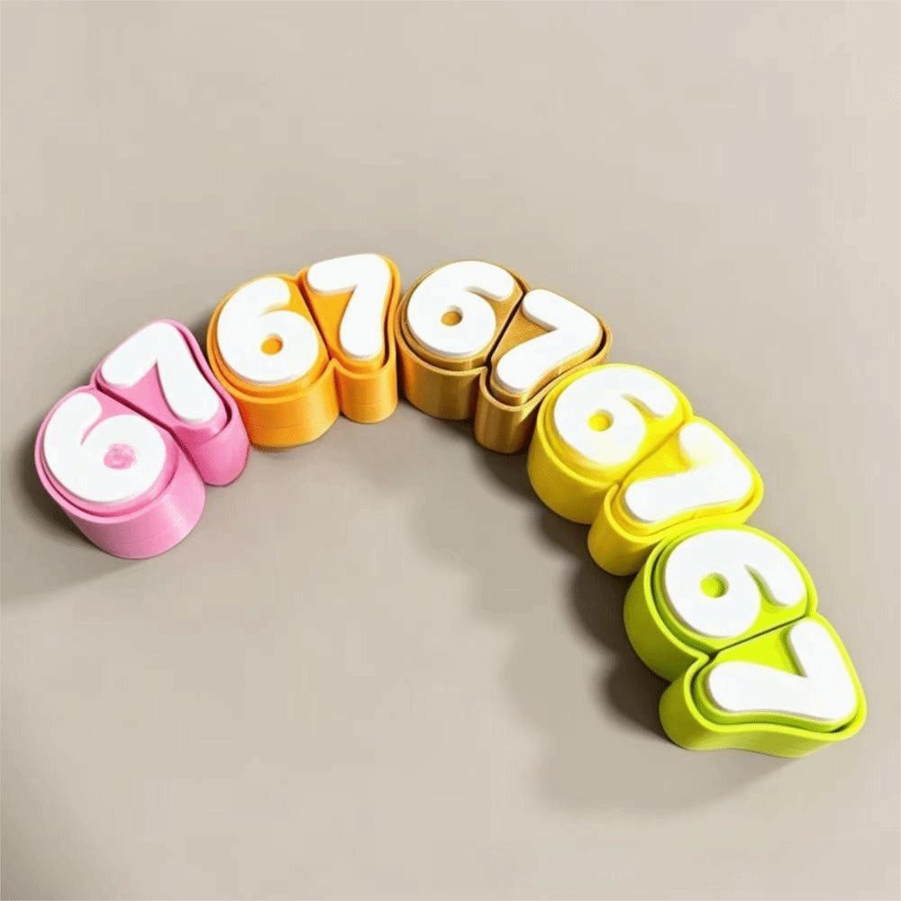 3D Printed Click Fidget Toy Movable Press Parts Stress Relief Toy Lovely Fidget Toy Study