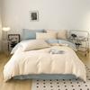 Cotton Bed Four-piece Set Modern Simple Solid Color Bed Linen Set Bedding Four-piece Set Cotton
